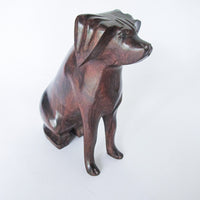 Ironwood Dog Sculpture