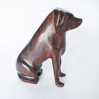 Ironwood Dog Sculpture