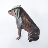 Ironwood Dog Sculpture