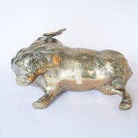 Solid Brass Ram Statue Sculpture Vintage