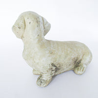 Cement Dachshund Dog Sculpture Figure Door Stop