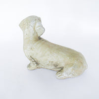 Cement Dachshund Dog Sculpture Figure Door Stop