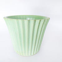 Midcentury Green USA Ceramic Plant Pot