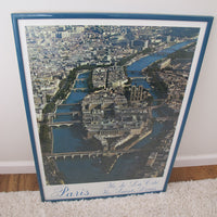1980's Framed Photo of Paris France Poster