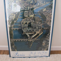 1980's Framed Photo of Paris France Poster