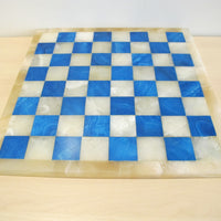 Onyx Stone Chess serving tray Board Vintage