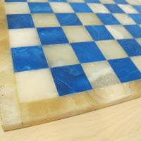 Onyx Stone Chess serving tray Board Vintage
