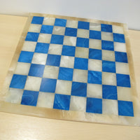 Onyx Stone Chess serving tray Board Vintage