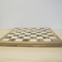 Onyx Stone Chess serving tray Board Vintage