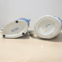 Porcelain Vase Boxes Blue and White Porcelain Fish Frog Turtle Ginger Jar