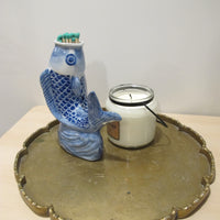 Porcelain Vase Boxes Blue and White Porcelain Fish Frog Turtle Ginger Jar