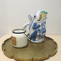 Porcelain Vase Boxes Blue and White Fish Frog Turtle (Sold individually)