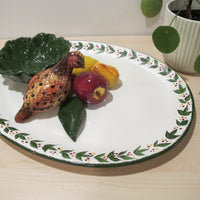 California Pottery Serving Tray Ceramic Bird Plate