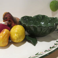 California Pottery Serving Tray Ceramic Bird Plate