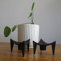 Cast Iron Candle Holders Midcentury (Set of 2)