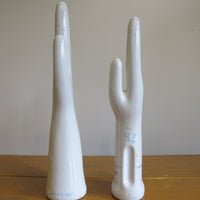 Vintage 1980s Porcelain Hand Display Sculpture Statues – Sold Separately