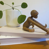 Wood Monkey Vintage Japan Toy