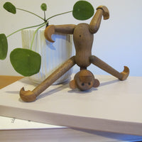 Wood Monkey Vintage Japan Toy