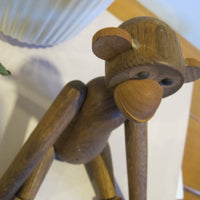 Wood Monkey Vintage Japan Toy