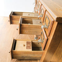 15 Drawer Hardware Cabinet Card Catalog Antique Vintage