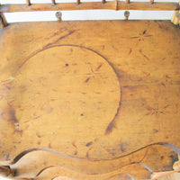 Tortoise Shell Bamboo Bookshelf Antique