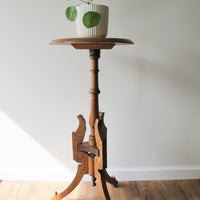 Victorian Wood Plant Stand Antique