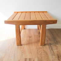 Wood Slat Bench Table Japanese Antique Vintage
