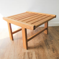 Wood Slat Bench Table Japanese Antique Vintage
