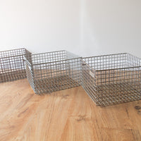 Wire Locker Baskets Vintage (Sold Individually)