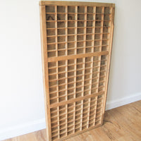 Wood Print Drawer Wall Shelf Antique Printers Shelf