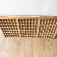 Wood Print Drawer Wall Shelf Antique Printers Shelf
