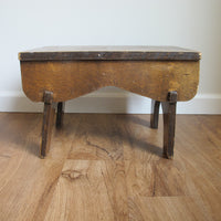 Antique Primitive Wood Stools – Rustic Handmade Seating & Display