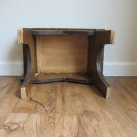Antique Primitive Wood Stools – Rustic Handmade Seating & Display