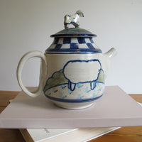 Vintage Dean Pottery Teapot – Handcrafted Ceramic Stoneware Tea Pot