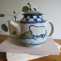 Vintage Dean Pottery Teapot – Handcrafted Ceramic Stoneware Tea Pot