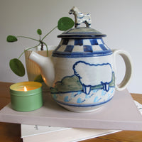 Vintage Dean Pottery Teapot – Handcrafted Ceramic Stoneware Tea Pot