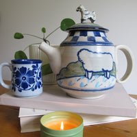 Vintage Dean Pottery Teapot – Handcrafted Ceramic Stoneware Tea Pot