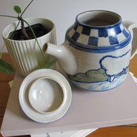 Vintage Dean Pottery Teapot – Handcrafted Ceramic Stoneware Tea Pot
