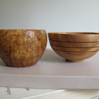 Artisan Lathed Wood Bowls – Hand-Turned Natural Wood Serving & Decor