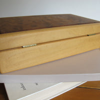 Artisan Wood Box Jewelry Craft Organizer
