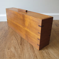 Vintage Danish Modern Teak Wall Shelf with Drawer – Mid-Century Scandinavian Floating Storage