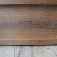 Vintage Teak Wood Bread Box – Handcrafted Thailand Kitchen Storage