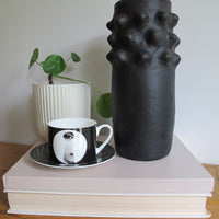 Black Spike Vase Red Clay Hand Spun Pottery Honduras Barro Negro