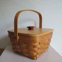 Longaberger Basket with Lid Vintage
