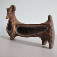 Jonathan Adler Glass Menagerie Dachshund Sculpture Figure Pottery