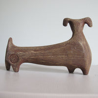 Jonathan Adler Glass Menagerie Dachshund Sculpture Figure Pottery