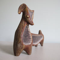 Jonathan Adler Glass Menagerie Dachshund Sculpture Figure Pottery