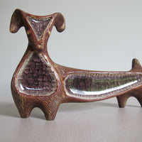 Jonathan Adler Glass Menagerie Dachshund Sculpture Figure Pottery