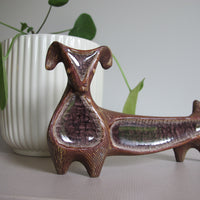 Jonathan Adler Glass Menagerie Dachshund Sculpture Figure Pottery
