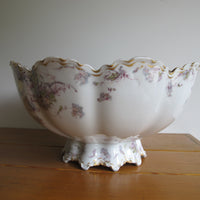 Antique Haviland France Hand-Painted Porcelain Bowl